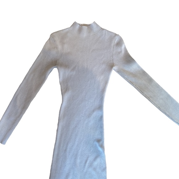 Asos Mock Neck Knit Bodycon Size US 4 - Picture 2 of 3